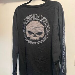 Harley-Davidson Black Long Sleeve Men's Shirt